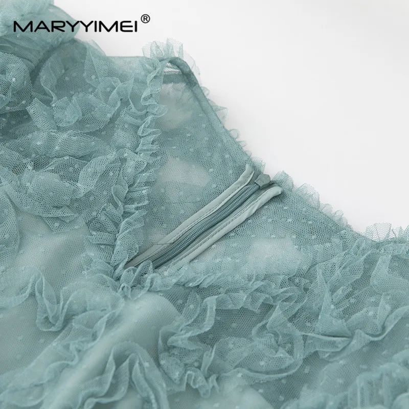 Летнее женское элегантное бальное платье MARYYIMEI Длинные вечерние платья с