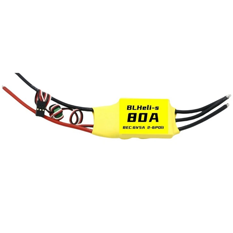 Blheli бесщеточный ESC 80A 6V 5A 2-6S для RC FPV с фиксированным крылом мультироторный дрон DIY