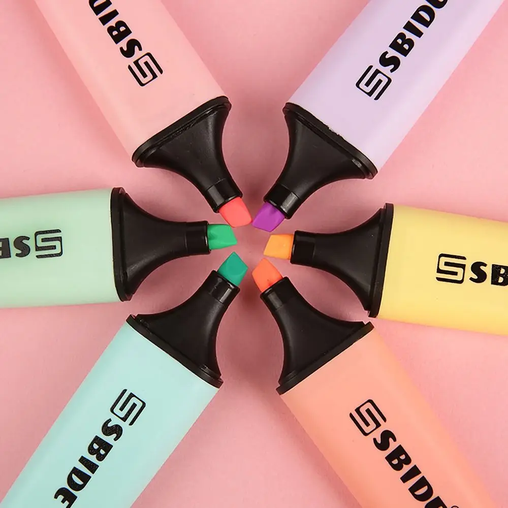 Красочные флуоресцентные маркеры Macaron для рисования граффити маркировки