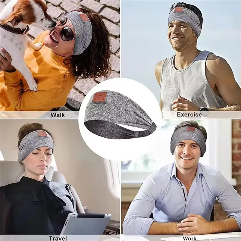 RTENTE-наушники, Bluetooth-совместимые спортивные банданы, повязка на голову в стиле бохо, наушники HD, тонкие динамики, музыка для сна, звонки, йоги (art.: 3920cf48ec3d6) - 3920cf48ec3d6