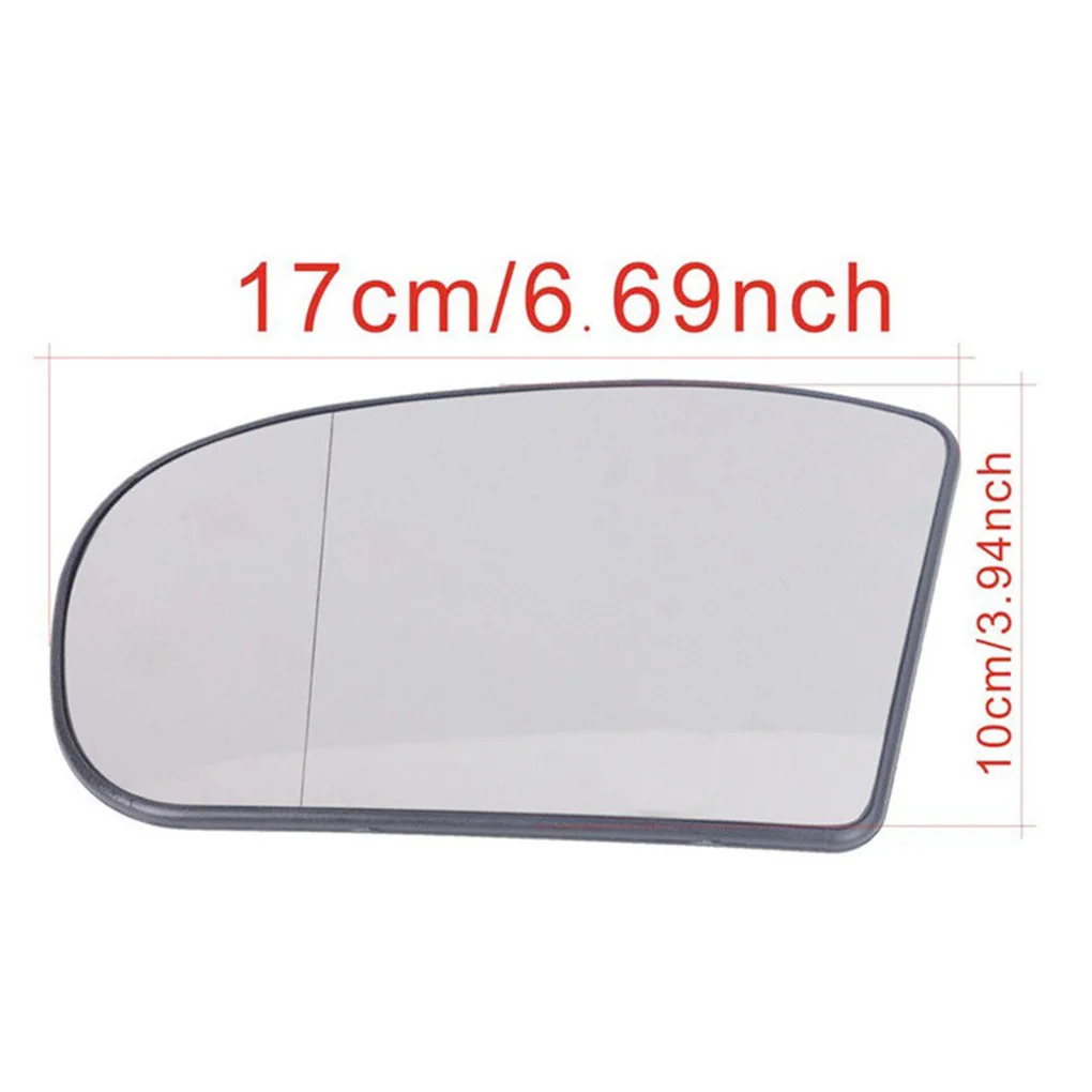 

Left Side Rear View Mirror Heating Rearview Mirror Glass Replacement for Mercedes Benz W203 W211 00-06 2038100121