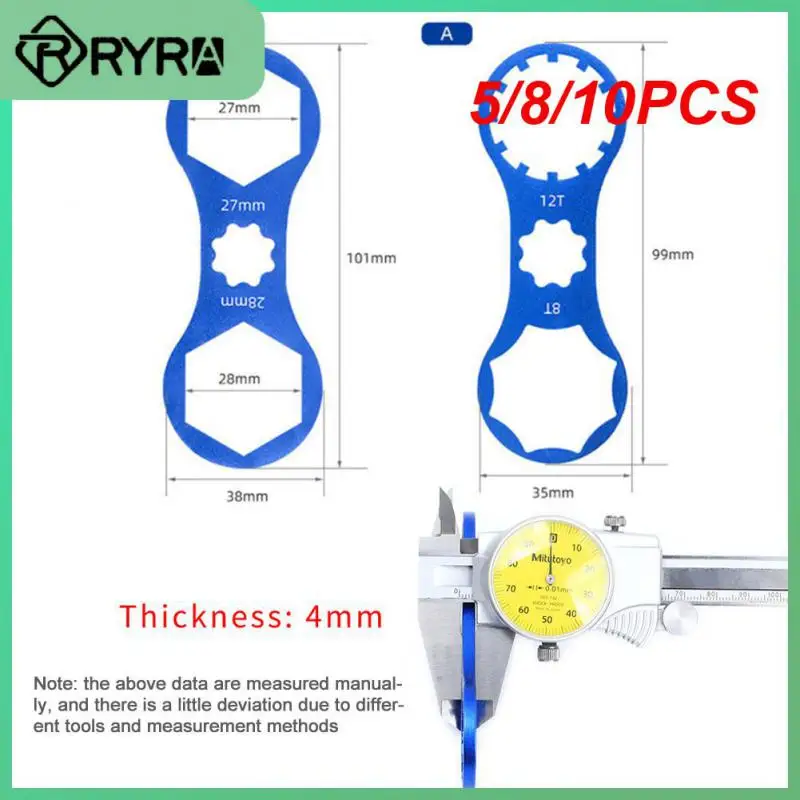 

5/8/10PCS Lightweight Front Fork Houlder Cover Wrench Frosted Multifunctional Wrench Eat Treatment High Strength