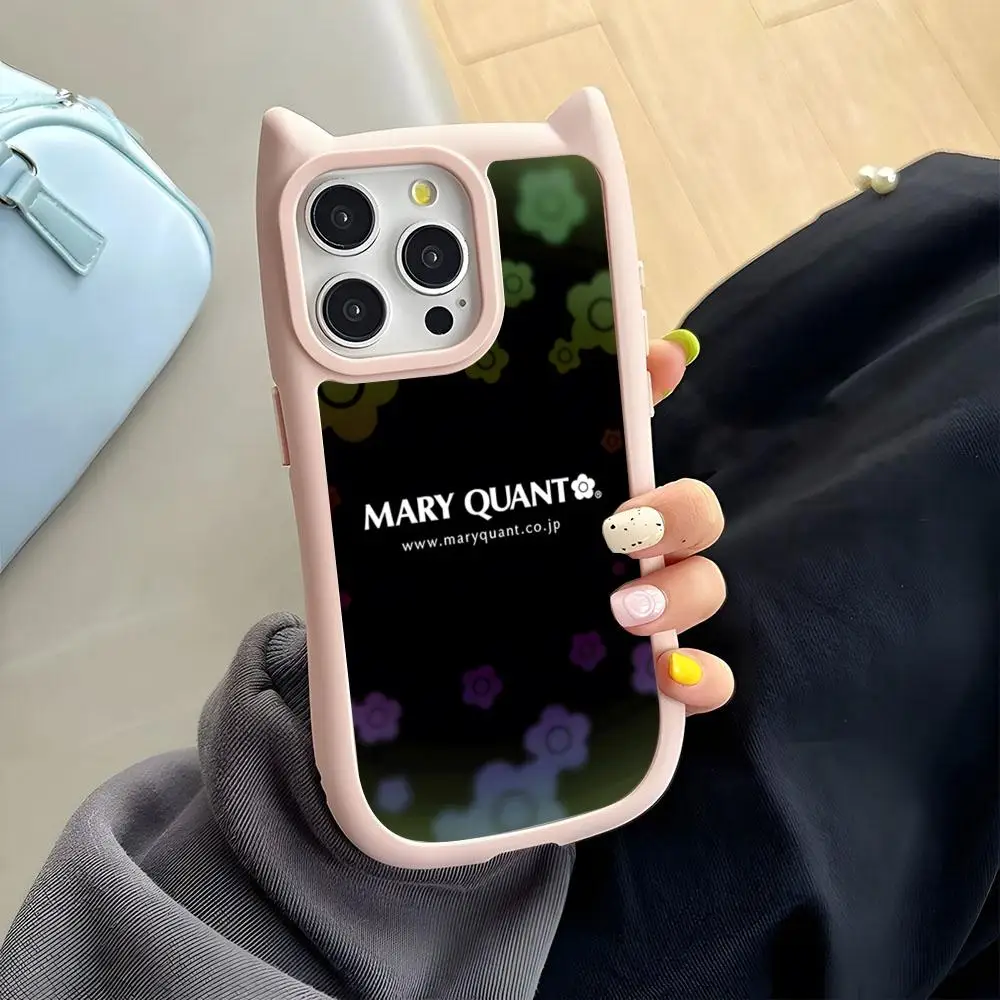 Модный чехол для телефона Mary Design Quants IPhone 16 Pro Max 14 13 15 12 11 с прозрачной рамкой милый