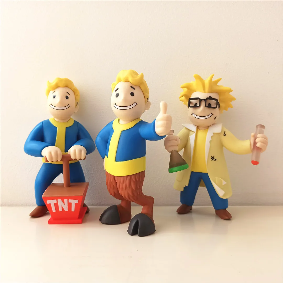 

Original Game Fallout 4 VaultBoy Chemist GOAT LEGS Toy Model PVC Action Figure Collectible Model Toy