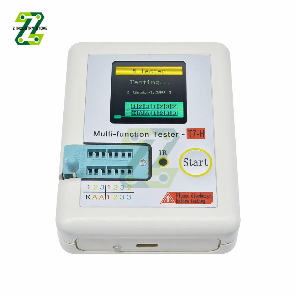 Яркий дисплей многофункциональный транзистор TFT с подсветкой проверка диода