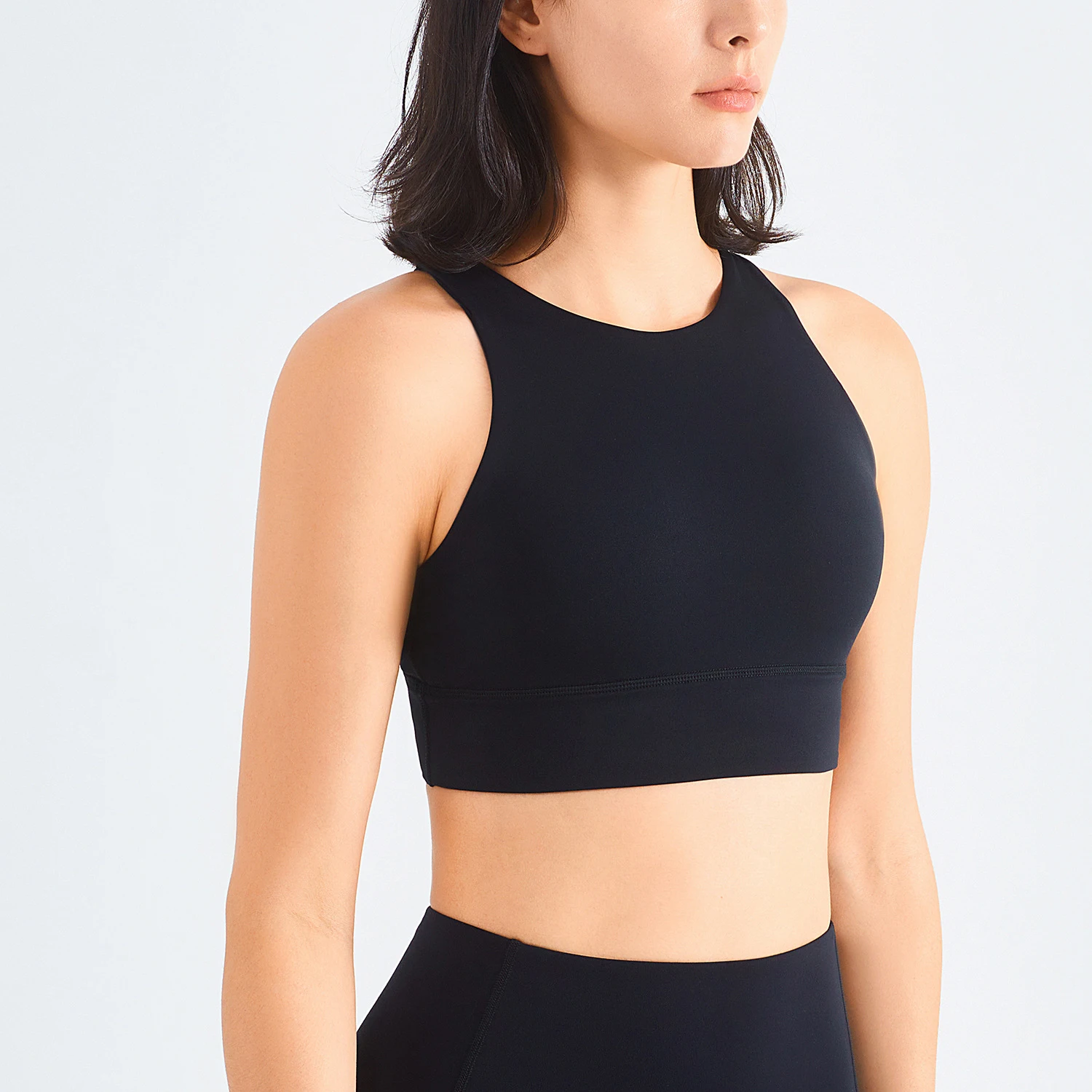 Lulu Yoga Fitness Sports Bra Cropped Woman Naked Video Backless Underwear Gym Top Tank Top Female Clothing Breathable Sexy Vests