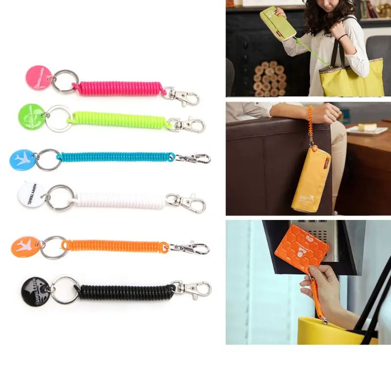 

Anti-lost Strap For Key Chain Phone Passport Pouch Wallet Purse Travel Accessory