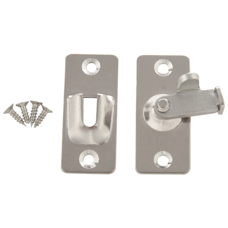 

RISE-Right Angle Lock 90 Degree Room Door Buckle Buckle Suitable For Bathroom Barn Door Sliding Door Buckle Bending Right Angle