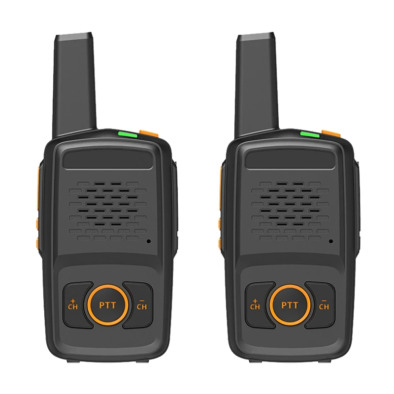 

2 Pcs N1 Walkie Talkie 16 Channels UHF 400-470MHZ USB Charging Handheld Civil Wireless Office Hotel Dining Walkie Talkie