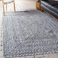 rug 100 natural cotton braided carpet room decoration for home living area rugs reversible handmade carpet