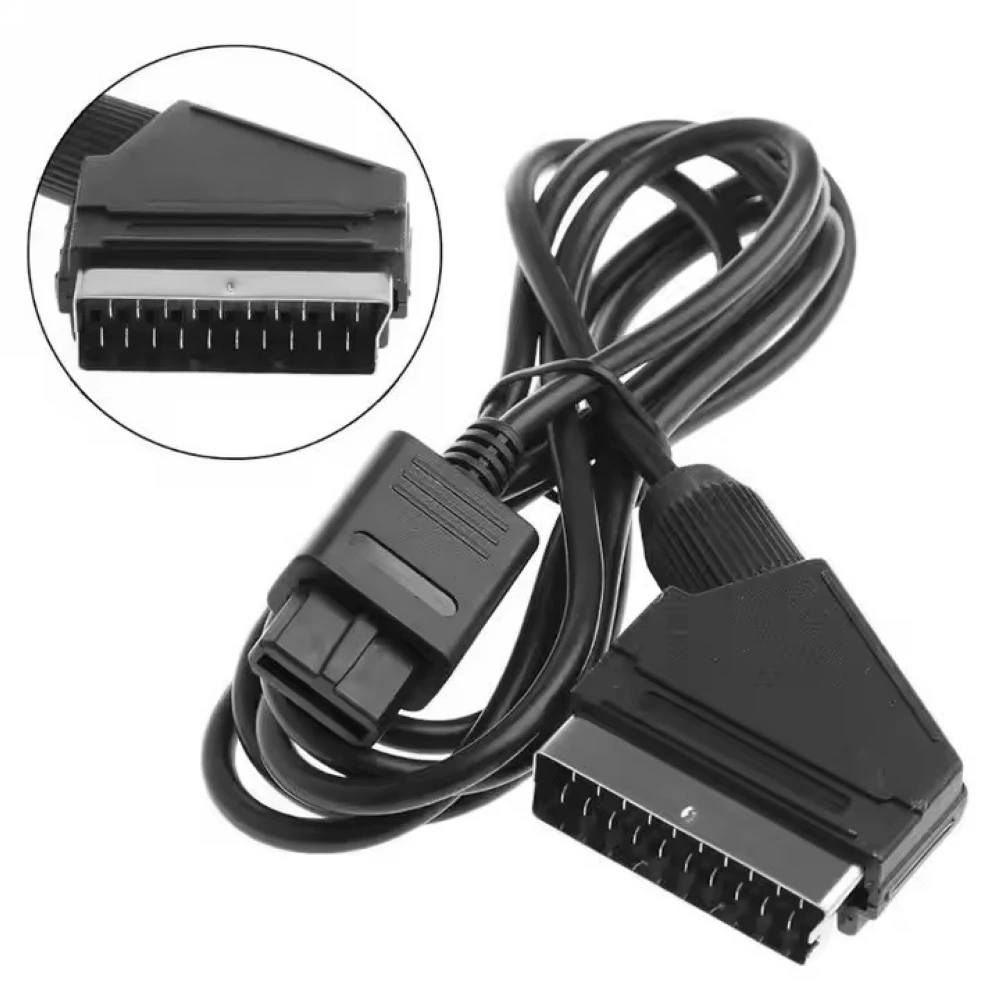 Для N64 NGC SFC RGB AV Scart кабель 1,8 м AV-шнур для консоли NTSC Super Gamicom Gamecube удлиненный игровой аудио-видео кабель (art.: 3920d20fa7327) - 3920d20fa7327