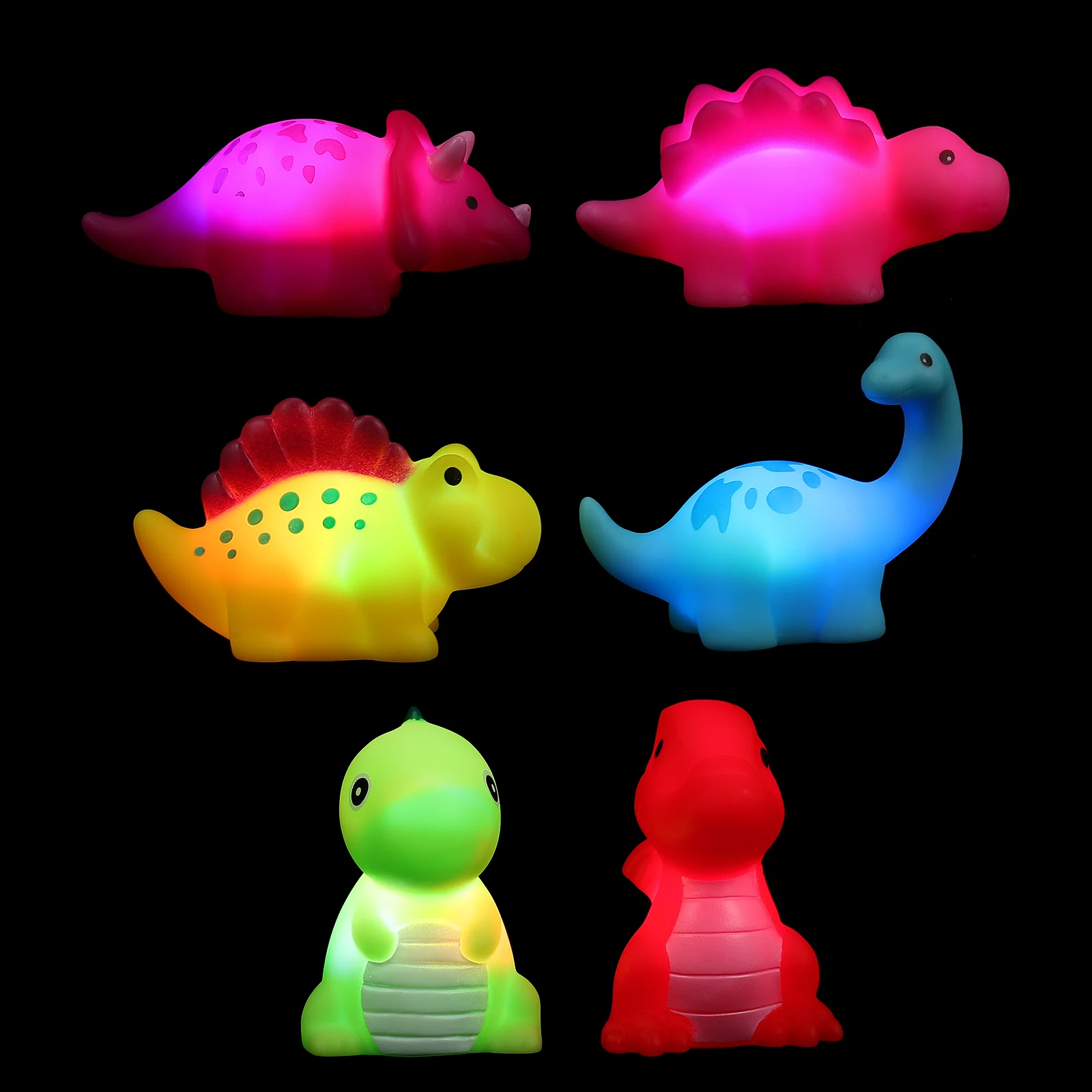 

Toysbath плавательная игрушка для животных, бассейн для душа, ванна, освещение для ванны, детский Трицератопс, тираннозавр, освещение для детей