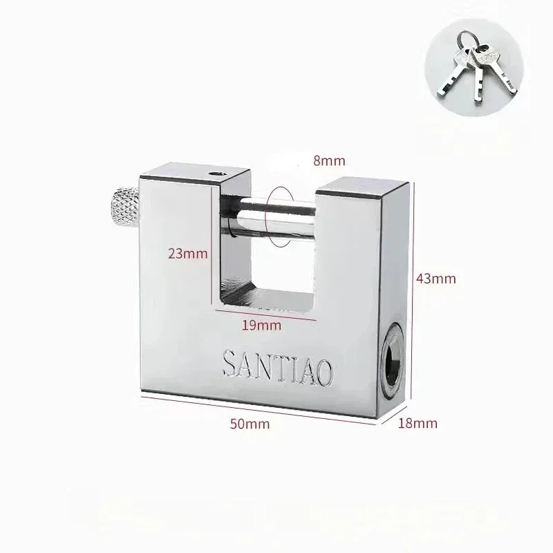 

Металлический навесной замок 50 мм