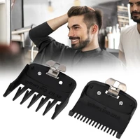 2pcs profession hair clipper limit comb guide set hairstyle trimmer cutting guard hairdressing spare parts replace modeling tool