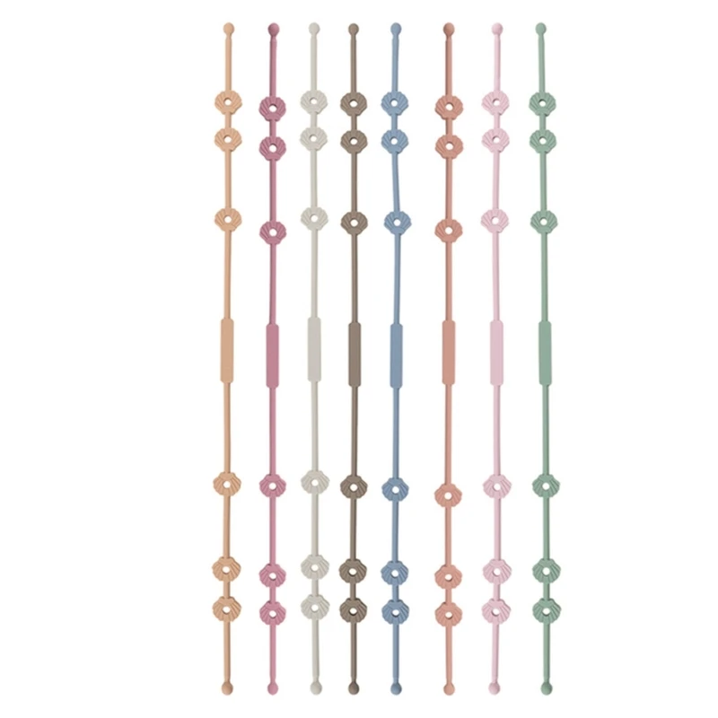 

Baby Soother Anti-drop Chain Silicone Pacifier Strap Lost Prevent Teether Chain