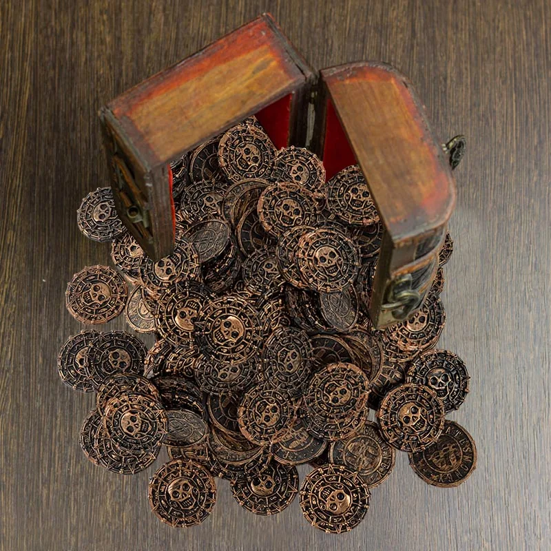 Пластиковые пиратские монеты 10/20 шт