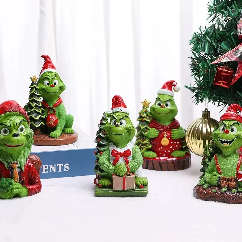 Рождественские украшения из смолы Grinch