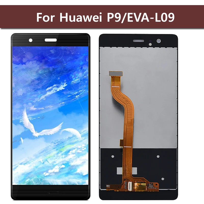 Для Huawei P9 ЖК-дисплей сенсорный экран дигитайзер originnat без рамки Замена EVA-L09 EVA-L19 |