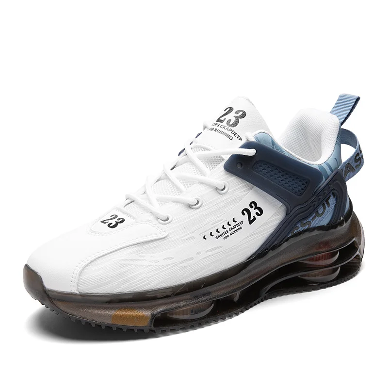 

2023 New Men Running Shoes Full-length Air Men's Designer Mesh Sneakers Lace-Up Male Outdoor Sports Tennis Walking Athletic Shoe