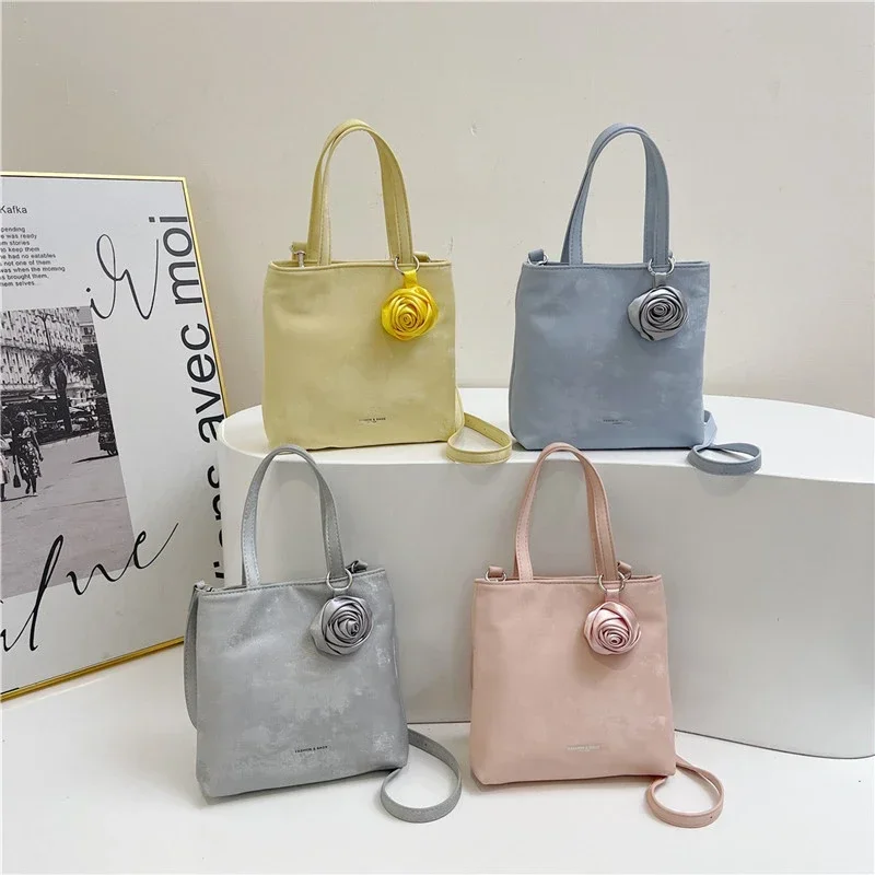 2024 Новая розовая сумка Sweet Girl женский нишевый стиль через плечо на одно