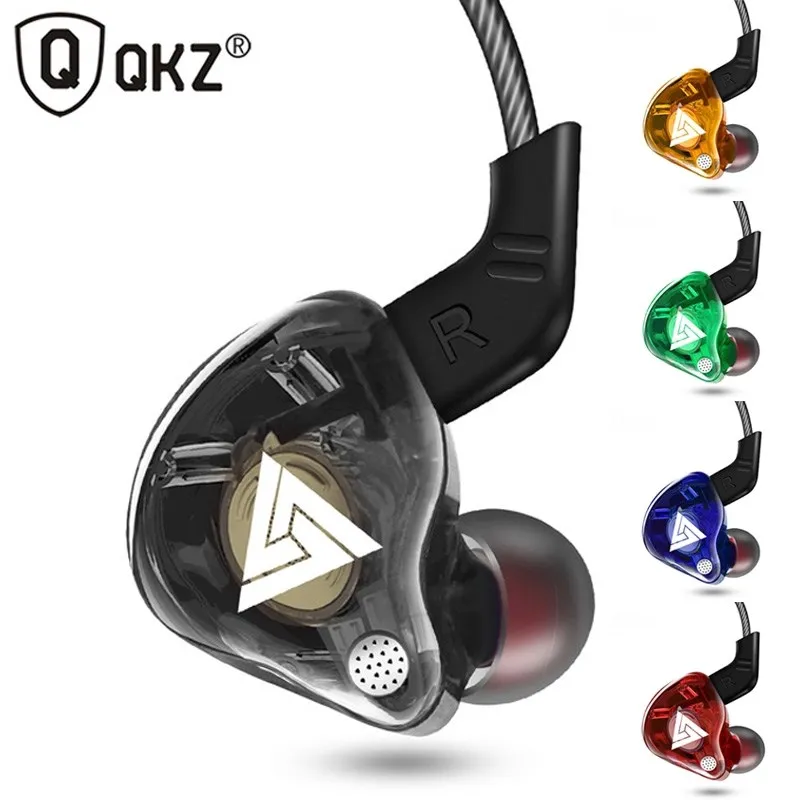 

High Quality QKZ AK6 3.5mm Wired Headphones Copper Driver Stereo HiFi Earphone Bass Earbuds Music Sport Headsets Games Earphones