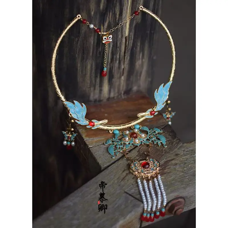 Ожерелье из меди cloisonne