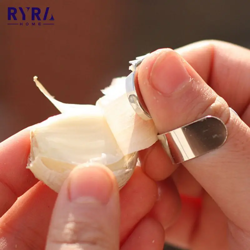

Garlic Crusher Multifunctional Finger Chestnut Peeler Garlic Peeler Stainless Steel Ginger Cutter Planer Kitchen Accessories