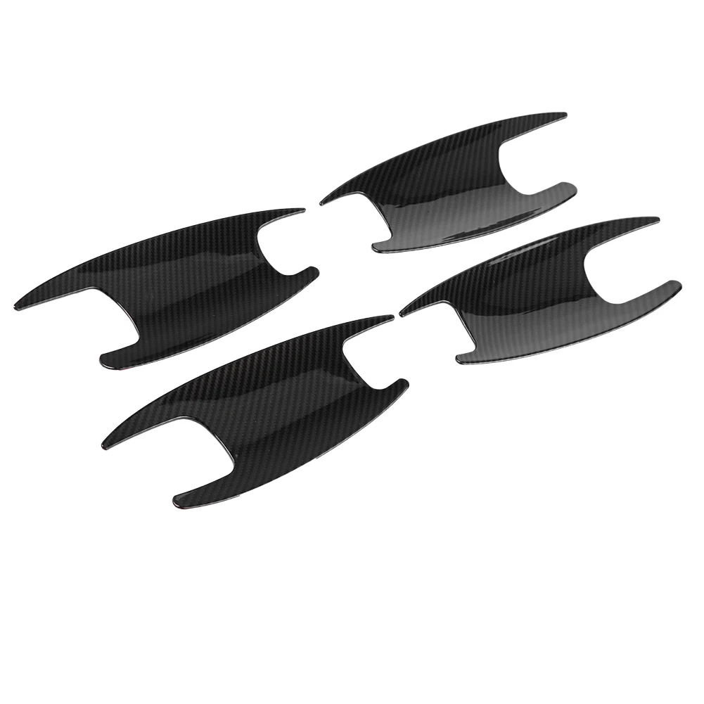 4 шт. Стиль углеродного волокна Наружная дверная крышка чаши Накладка для Mercedes Benz