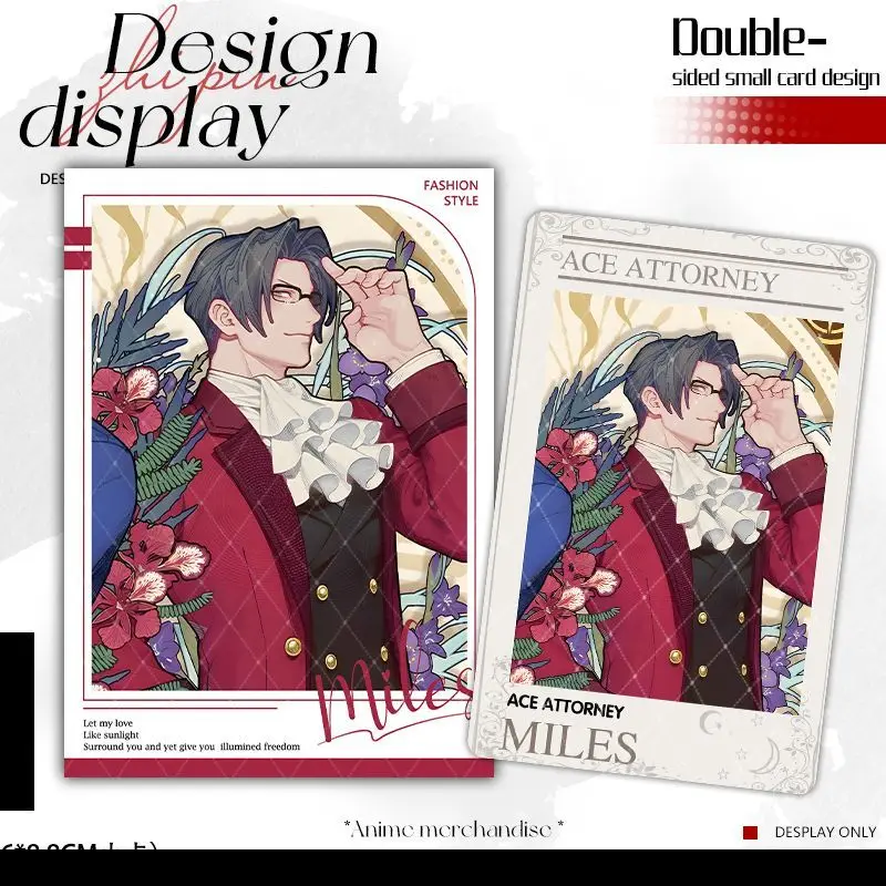 Набор миниатюрных фигурок Ace Attorney: Феникс Райт и Майлз Эджворт, полароид, настольные украшения, подарок на день рождения, коллекция к Хэллоуину (art.: 3920db04deb19) - 3920db04deb19