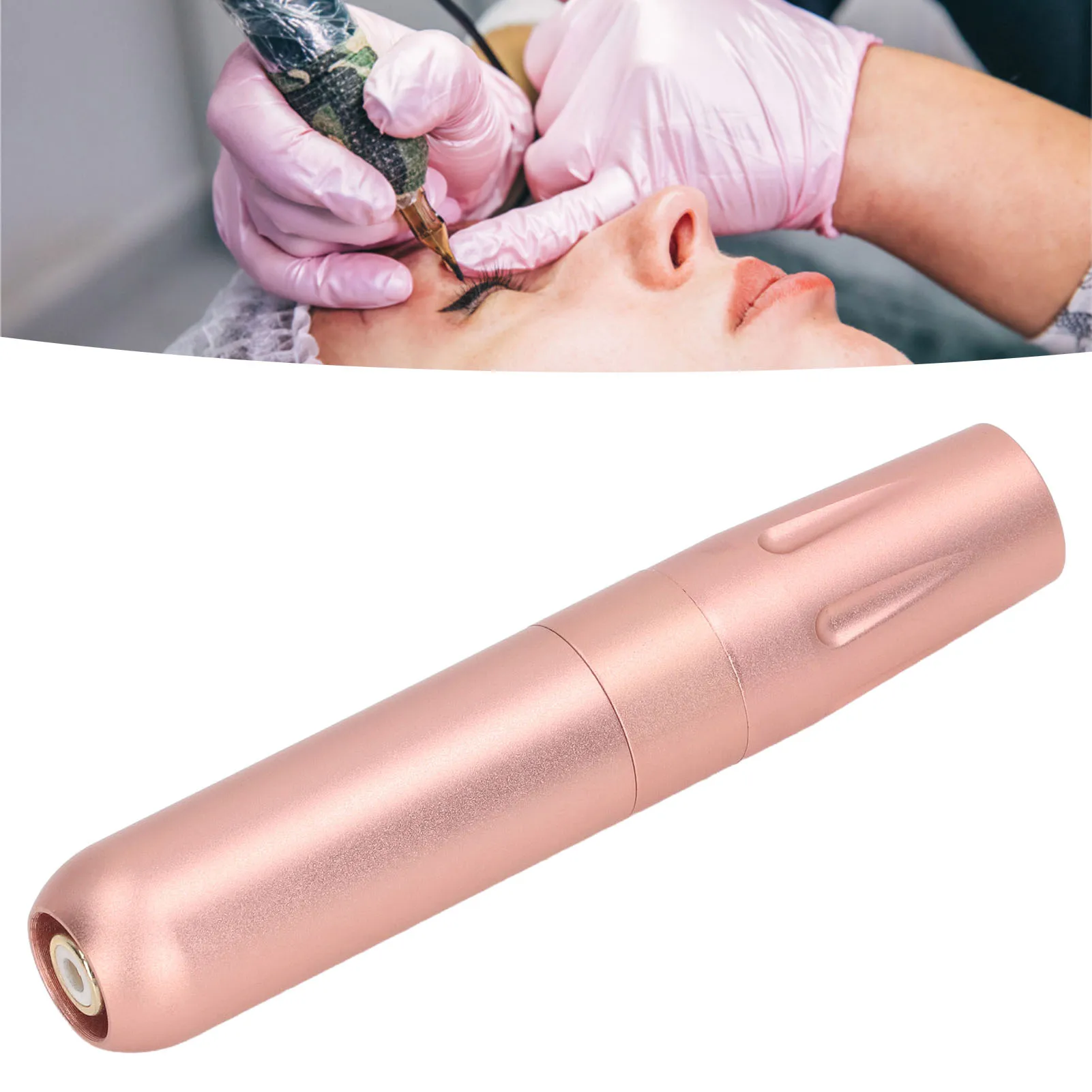 

Машинка для тату-машинки, Полуперманентная электрическая вращающаяся тату-ручка с интерфейсом розового и золотого цвета