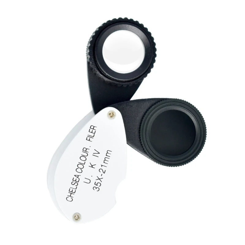 

35x Magnification Jewelery Loupe Identification Handheld Foldable Dropship