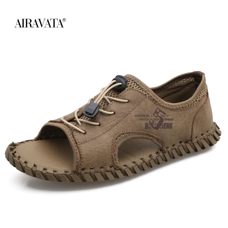 

Mens 2021 Summer New Fashion Sandals Non-slip Comfortable Breathable Thick Sole Shoes Casual Outdoor Big Size Sandals