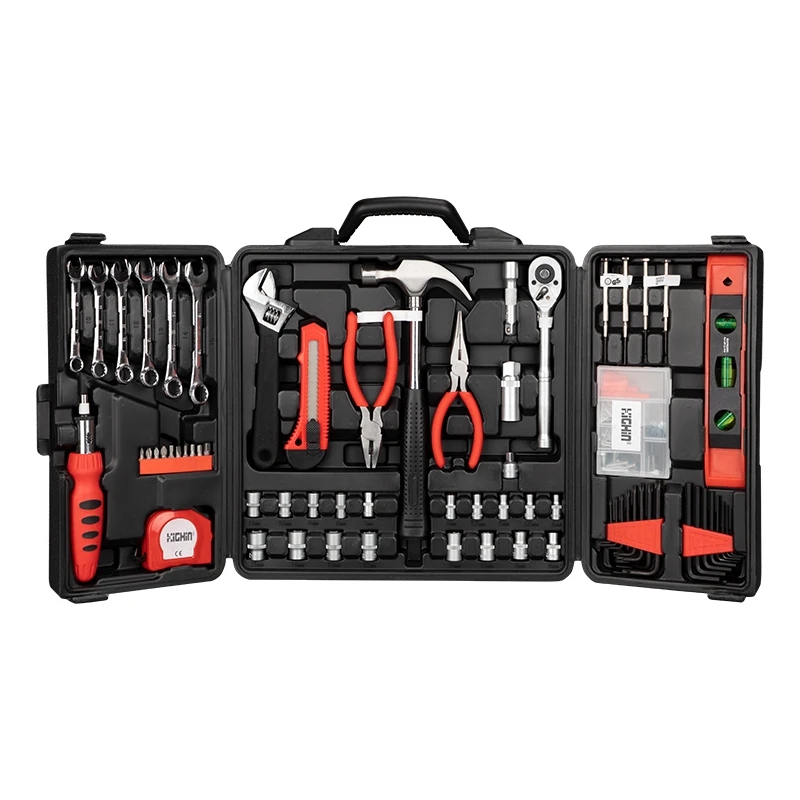179pcs  tool sets box with screw drivers and ratchet spanner and socket toolkit