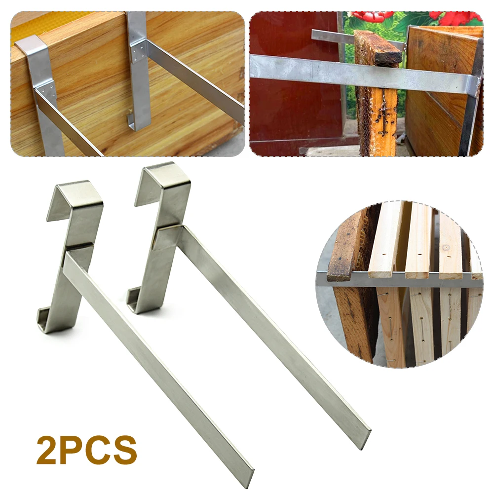 

2PC Beehive Bracket Frame Bee Hive Perch Beekeeping Tool Equipment Supplies
