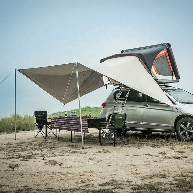 Rvs Campers Pop Up Clamshell Hard Shell Алюминиевая палатка на крыше для продажи 2-местный