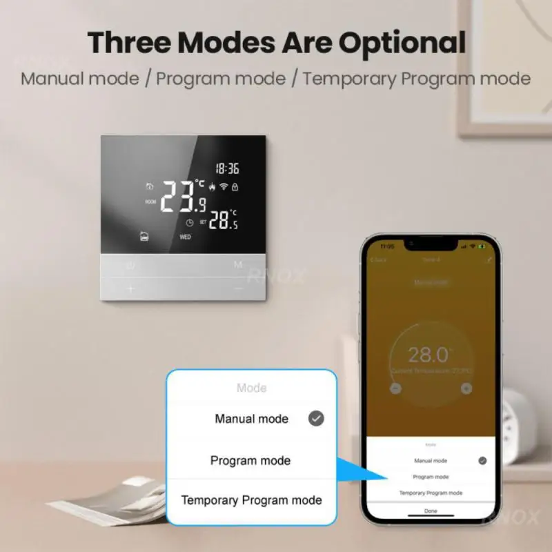 

110-240v Wifi-3a Wall-mounted Boiler Backlight App Remote Control Work With Alexa Google Home And Yandex Alice Smart Home 16a