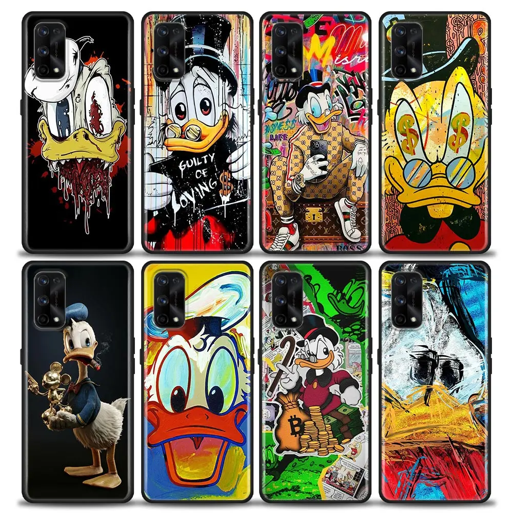

Cute Donald Duck CartoonPhone Case for Realme C2 C3 C21 C25 C11 C12 C20 C35 Oppo A53 A74 A16 A15 A9 A54 A95 A93 A31 A52 Case