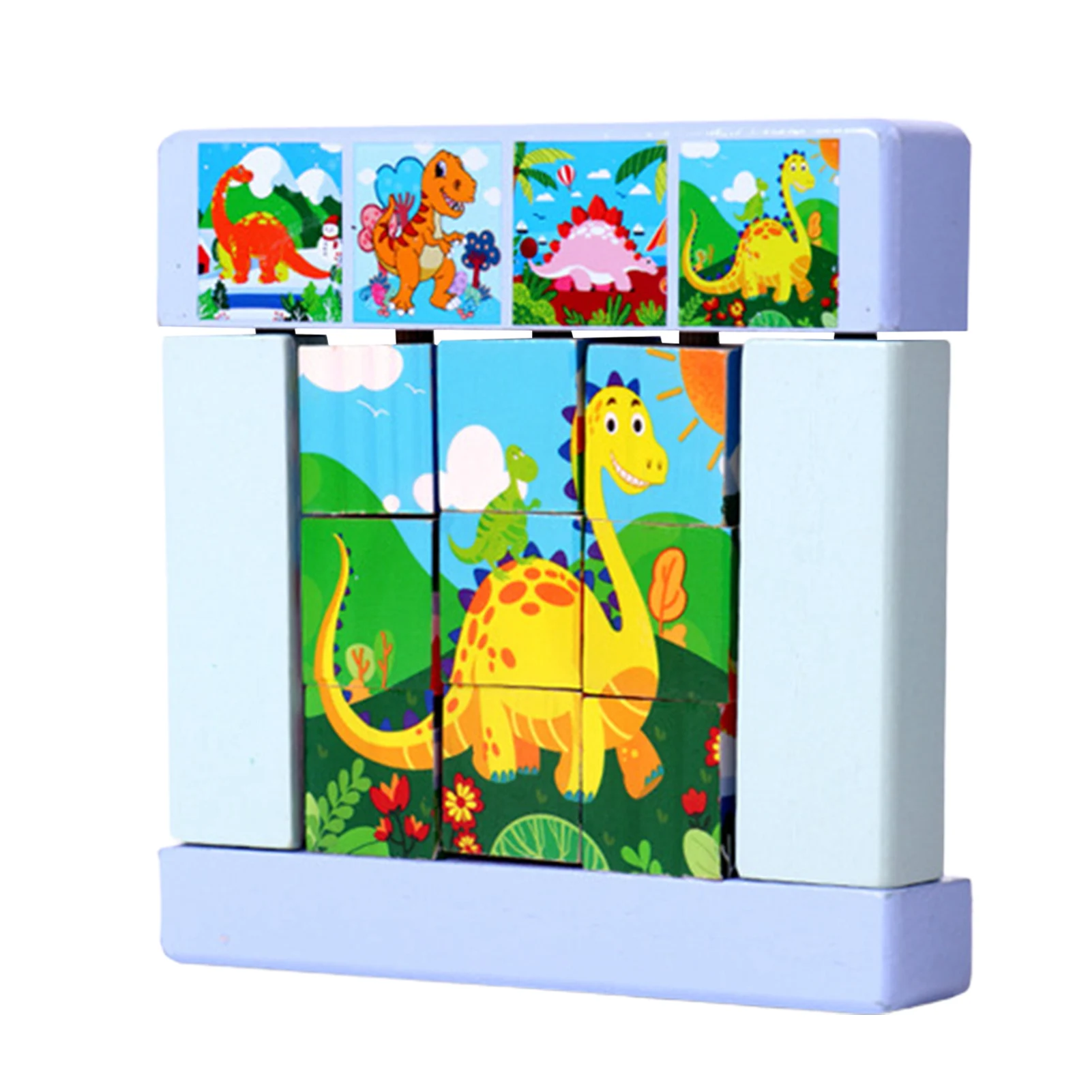 

Деревянные блоки, веселая головоломка-головоломка, развивающие игры, игрушка Монтессори для детей дошкольного возраста 3 года и старше