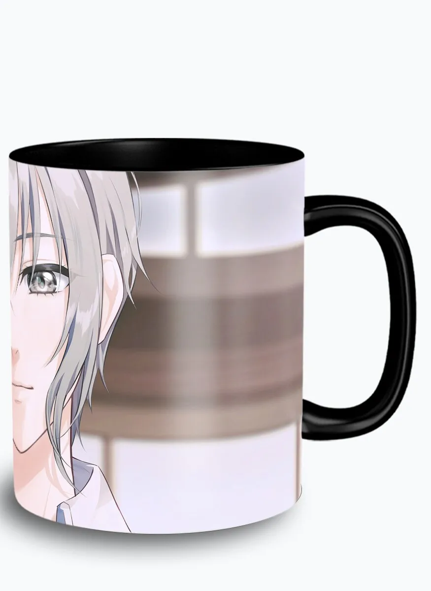 Кружка черная аниме корзинка фруктов (Тору Хонда Сигурэ Сома Юки Кё Сома) - 11092 |