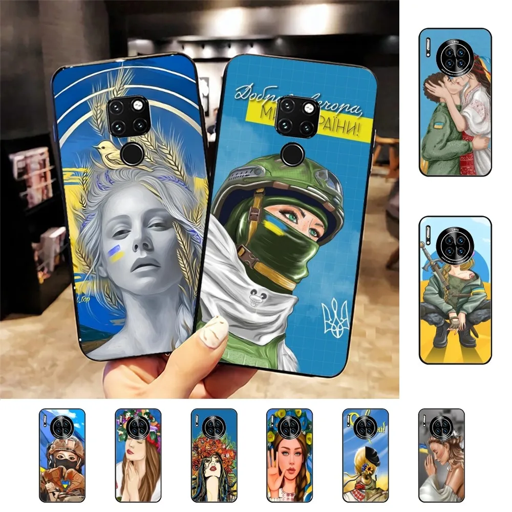 

Ukraine Flag Girl Phone Case For Huawei Mate 10 20 30 40 50 Lite Pro Nova 3 3i 5 6 SE 7 Pro 7SE