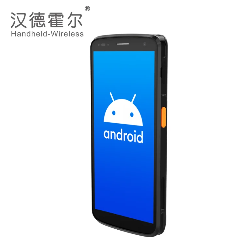 Фото Сканер штрих-кодов Android IP67, 5050 мАч, портативный, защищенный, 14/15 PDA, 4G Wi-Fi, считыватель данных RFID, 1D 2D/QR-сканер, 6 дюймов, 256 МБ №3