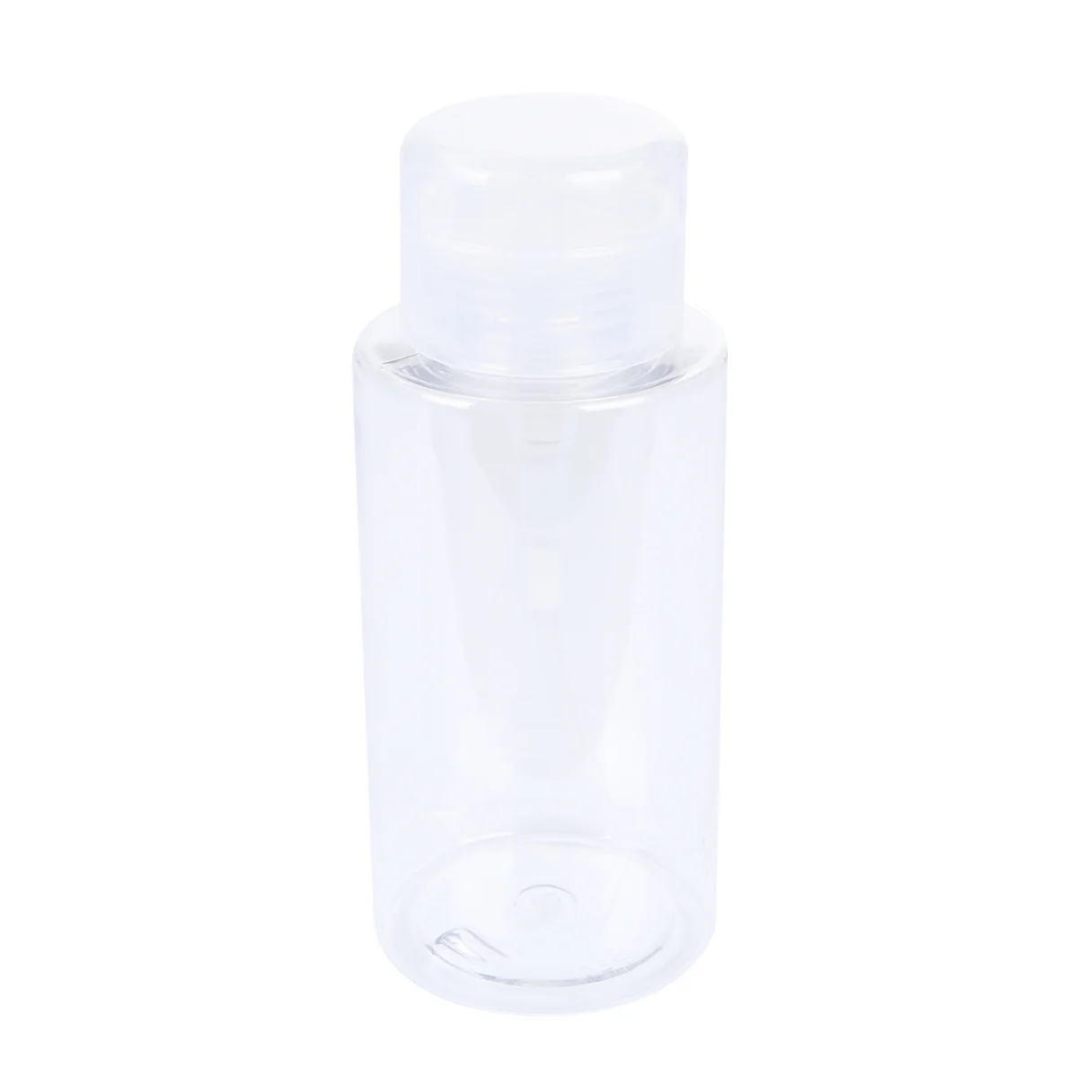 

Pump Bottle Dispenser Push Down Remover Liquid Polish Makeup Nail Travel Empty Lotion Bottles Refillable Container Lockable Wash