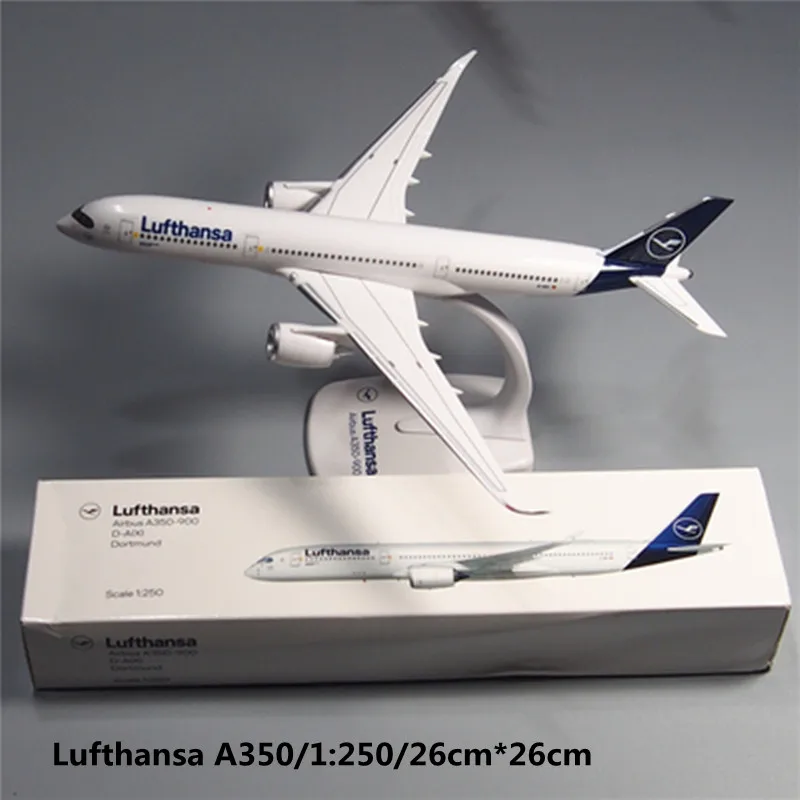 

1:250 Plastic Air Germany Lufthansa Airbus 350 A350 Airlines Airways Aircraft DIY Assembled Assembly airplane model Air Plane