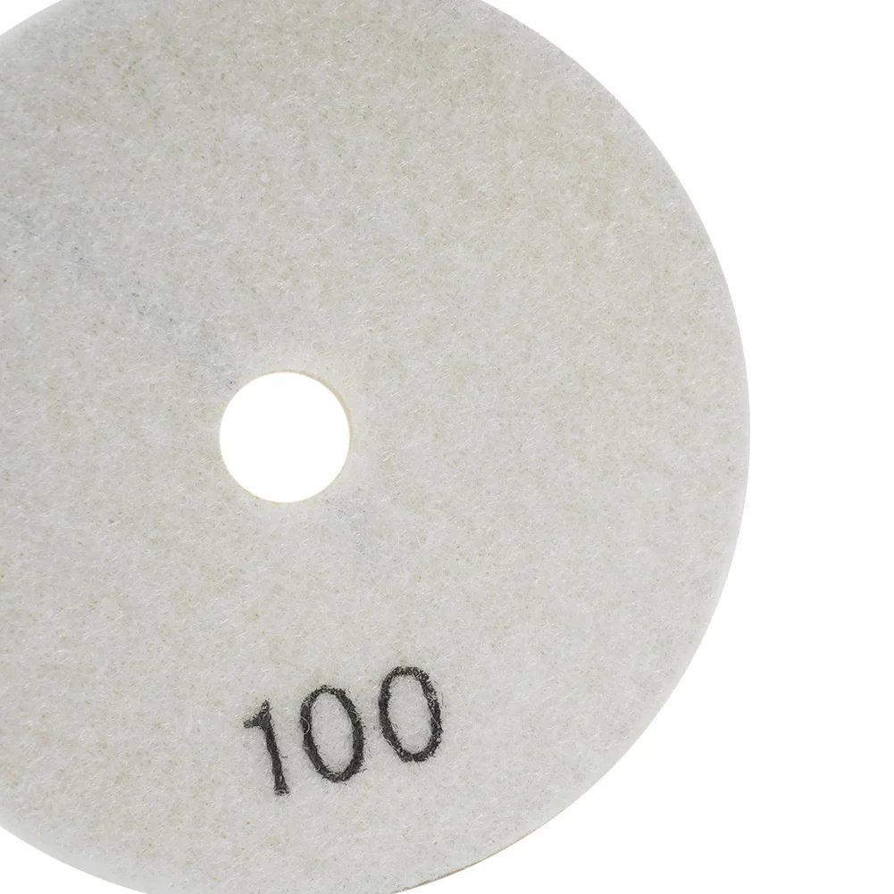 

1 Pc Diamond Polishing Pad Sanding Pad 4inch 100mm 100/150 Grit For Granite Concrete Marble Cleaning Angle Grinder Accessories
