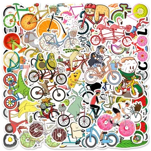 103050pcs cute animal bike cartoon stickers diy motorcycle luggage laptop skateboard funny classic toy waterproof kid sticker free global shipping