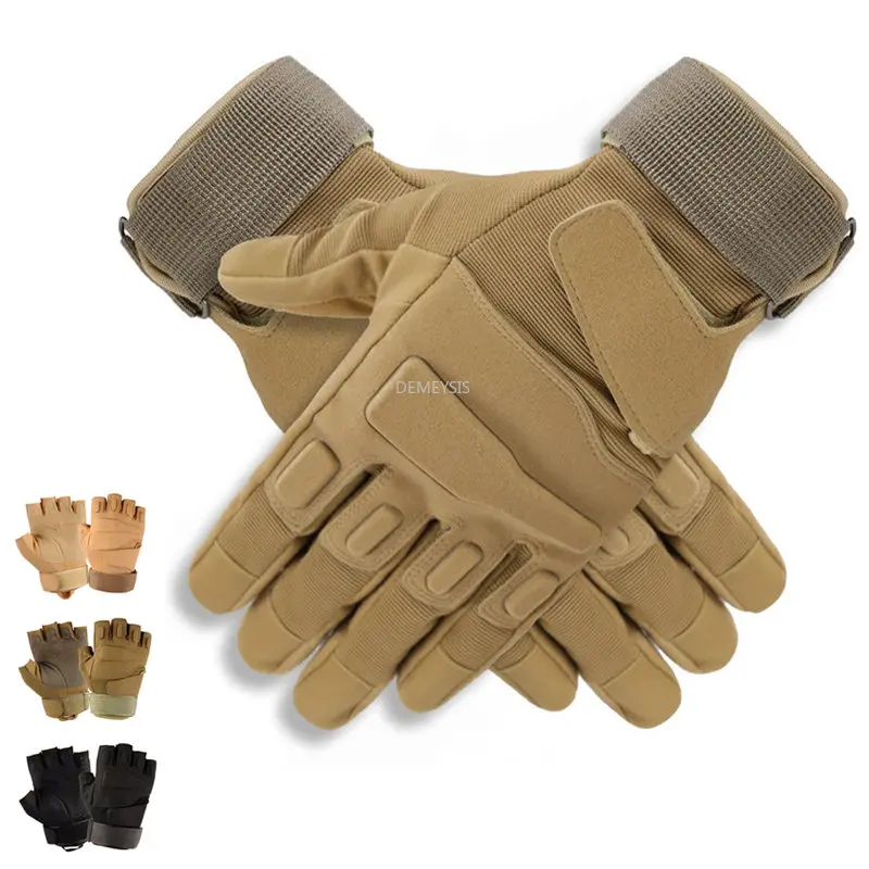 

Тактические перчатки с открытыми пальцами, перчатки CS для спорта на открытом воздухе, боевые Перчатки для мотоциклистов, страйкбола, стрельбы, охоты, пешего туризма, Нескользящие перчатки
