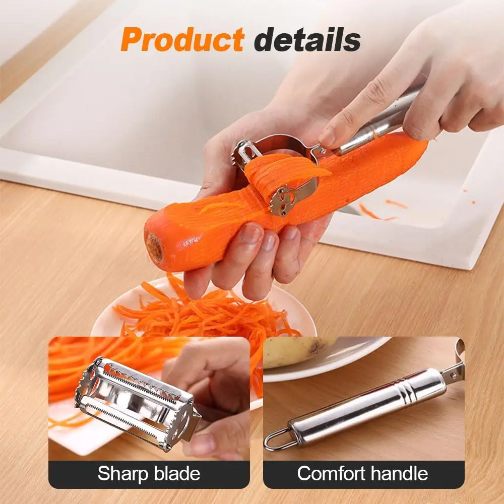 1 шт. терка из нержавеющей стали для картофеля огурца моркови овощечистка