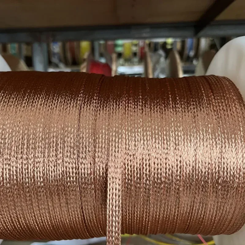 2 м/5 м луженая медная плетеная втулка мм ~ 30 расширяемая металлическая оболочка