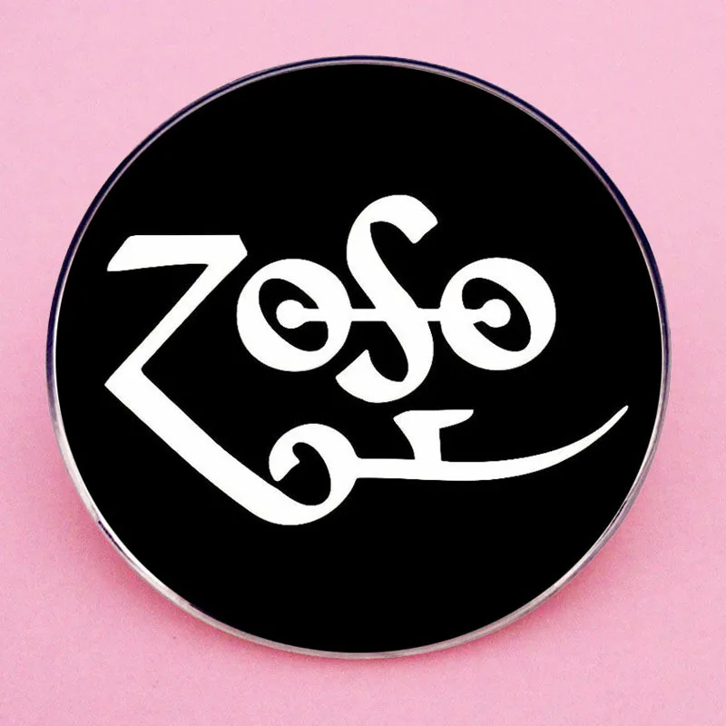 Эмалированные булавки Zoso значок на лацкане брошь украшение ювелирные изделия