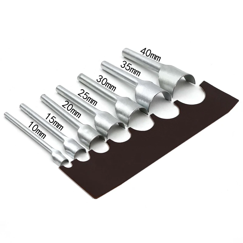 1 шт. полукруглый резак для кожи дырокол инструменты работы с кожей рукоделия